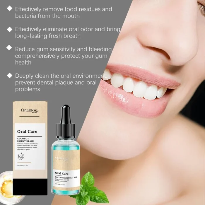 Oralhoe Coconut Mouthwash Gentle Care for Gums