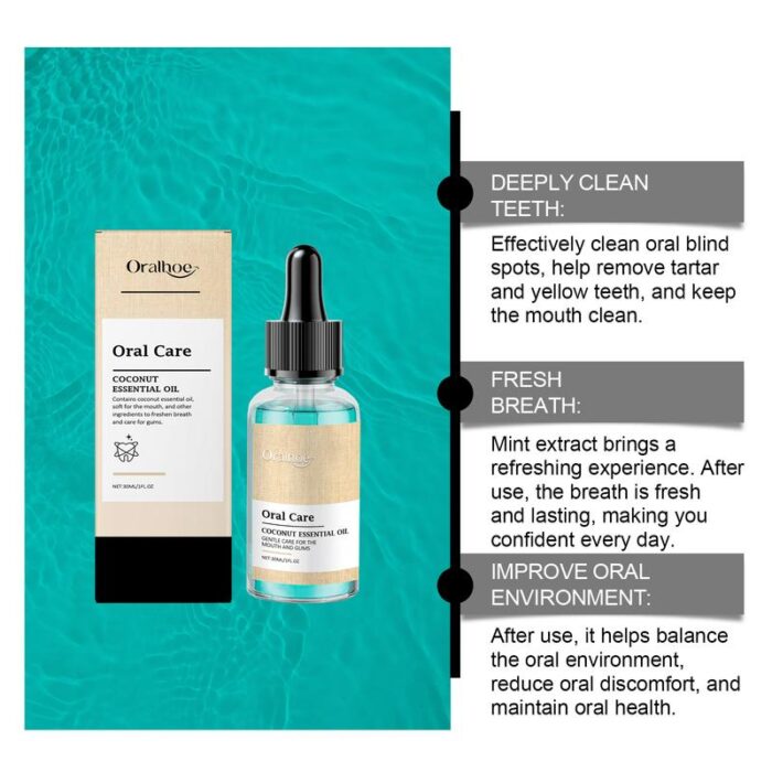 Oralhoe Coconut Mouthwash Gentle Care for Gums