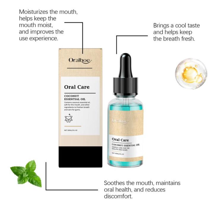 Oralhoe Coconut Mouthwash Gentle Care for Gums