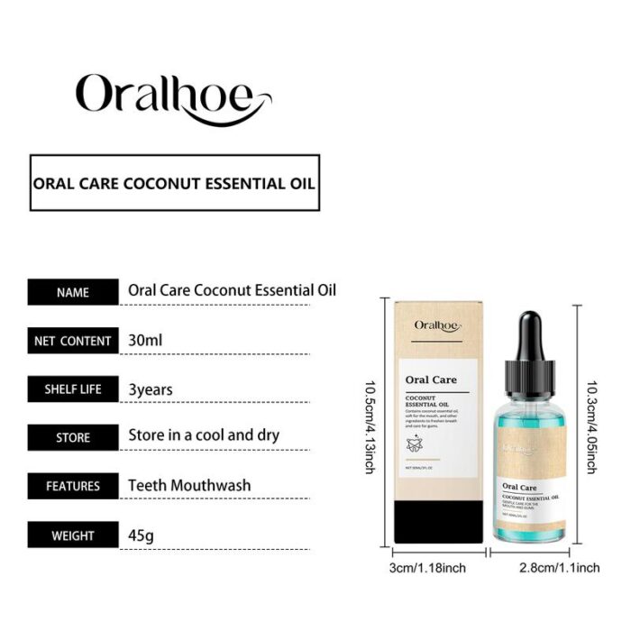 Oralhoe Coconut Mouthwash Gentle Care for Gums